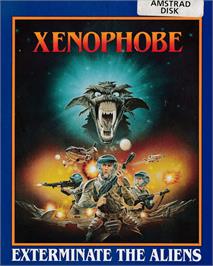 Box cover for Xenophobe on the Amstrad CPC.