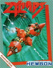 Box cover for Zynaps on the Amstrad CPC.