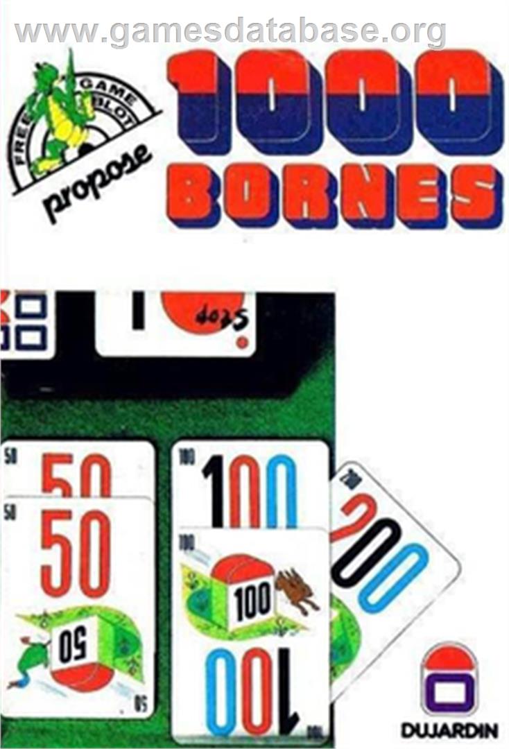 1000 Bornes - Amstrad CPC - Artwork - Box