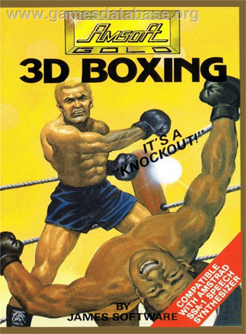 3D Boxing - Amstrad CPC - Artwork - Box