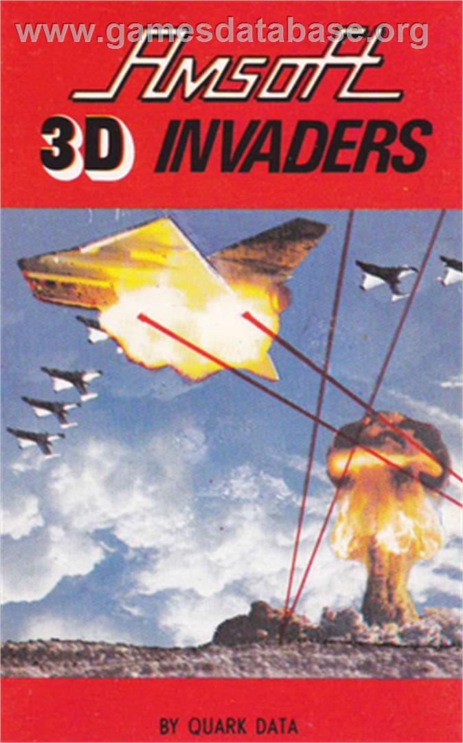 3D Invaders - Amstrad CPC - Artwork - Box
