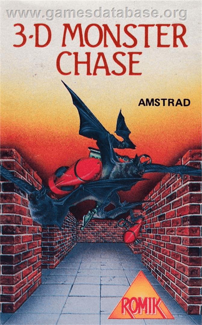 3D Monster Chase - Amstrad CPC - Artwork - Box