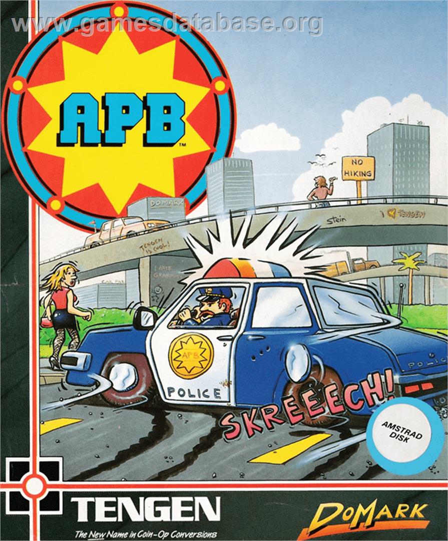 APB - All Points Bulletin - Amstrad CPC - Artwork - Box