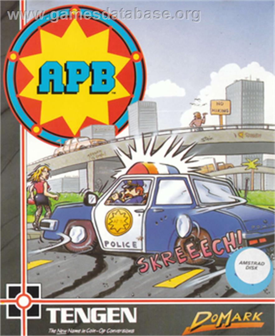 APB - Amstrad CPC - Artwork - Box