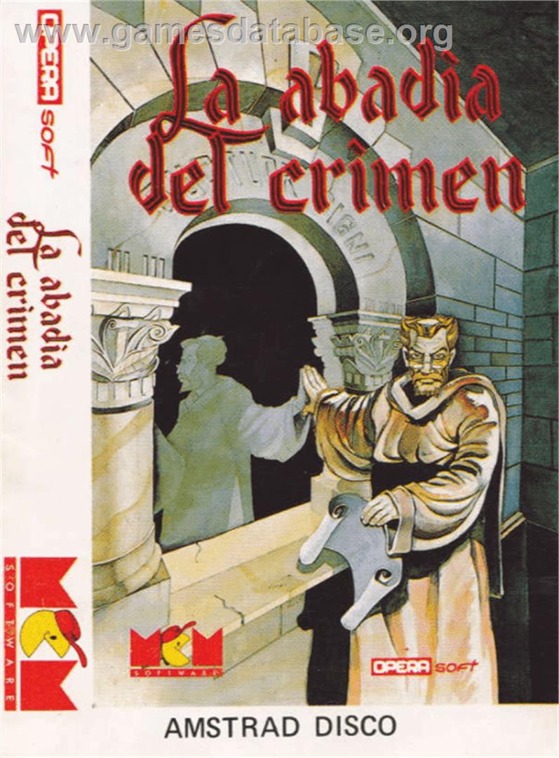 Abadía del Crimen - Amstrad CPC - Artwork - Box