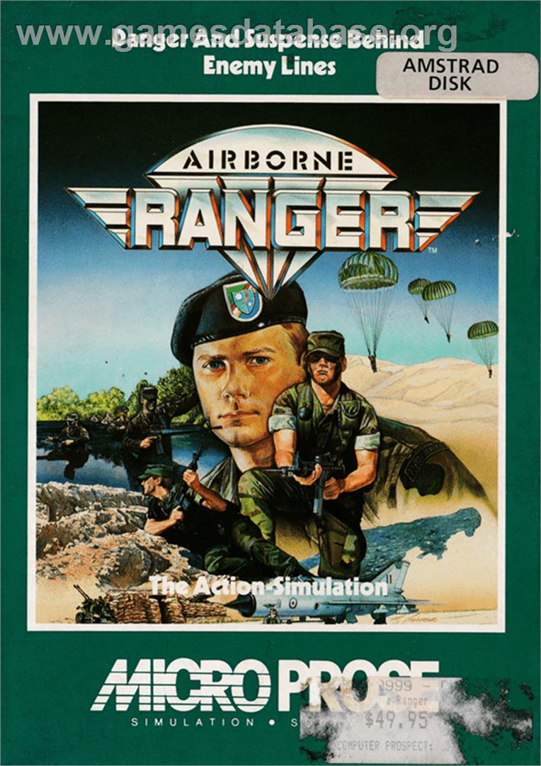 Airborne Ranger - Amstrad CPC - Artwork - Box