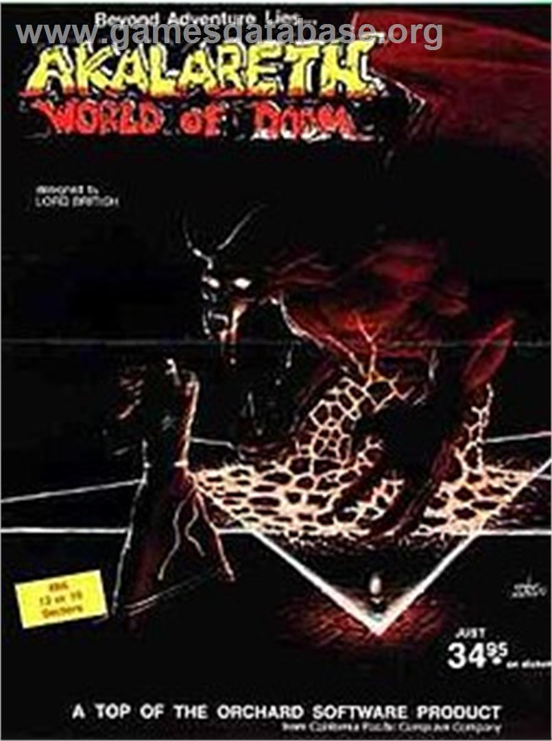 Akalabeth - Amstrad CPC - Artwork - Box