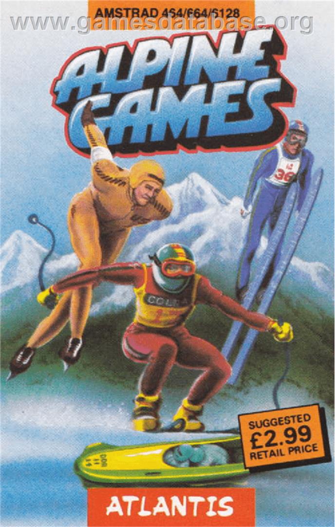 Alpine Games - Amstrad CPC - Artwork - Box