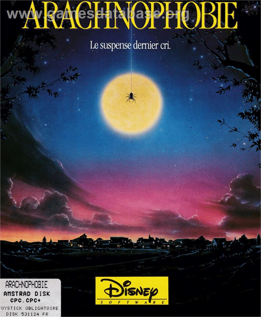 Arachnophobia - Amstrad CPC - Artwork - Box