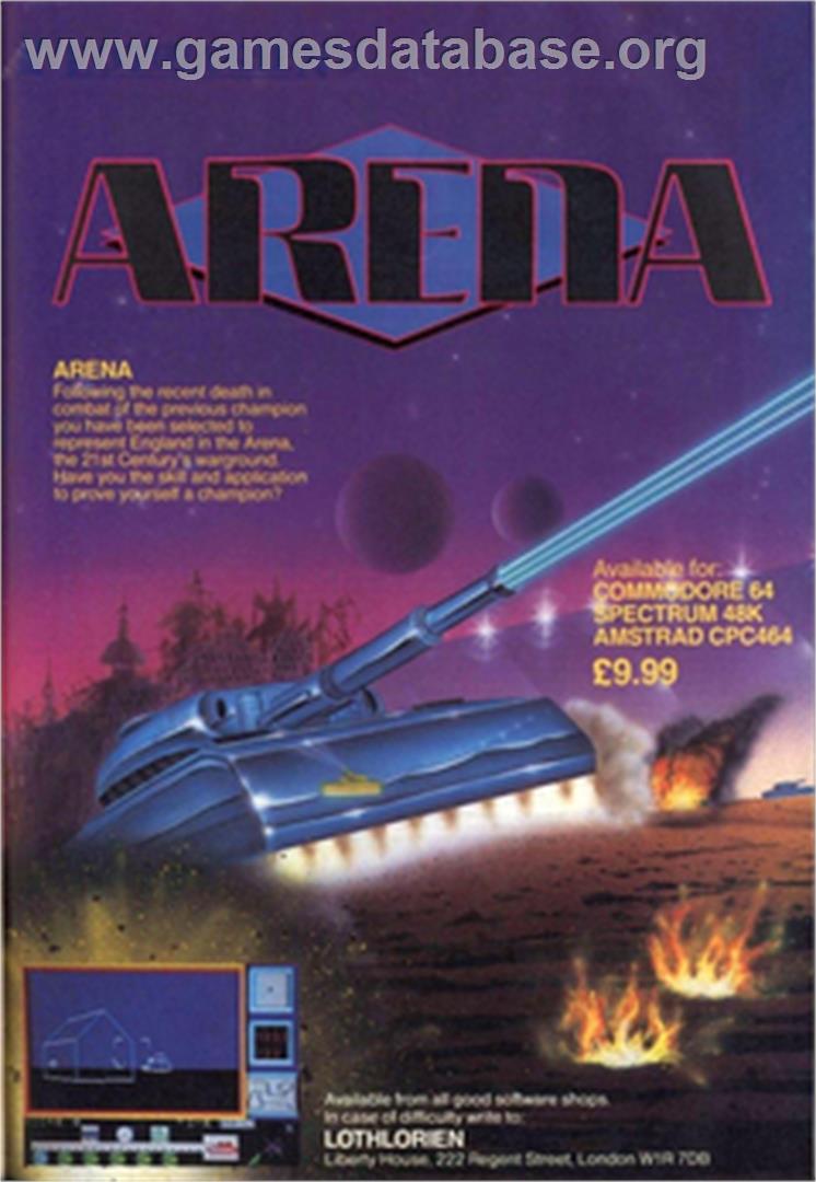 Arena - Amstrad CPC - Artwork - Box