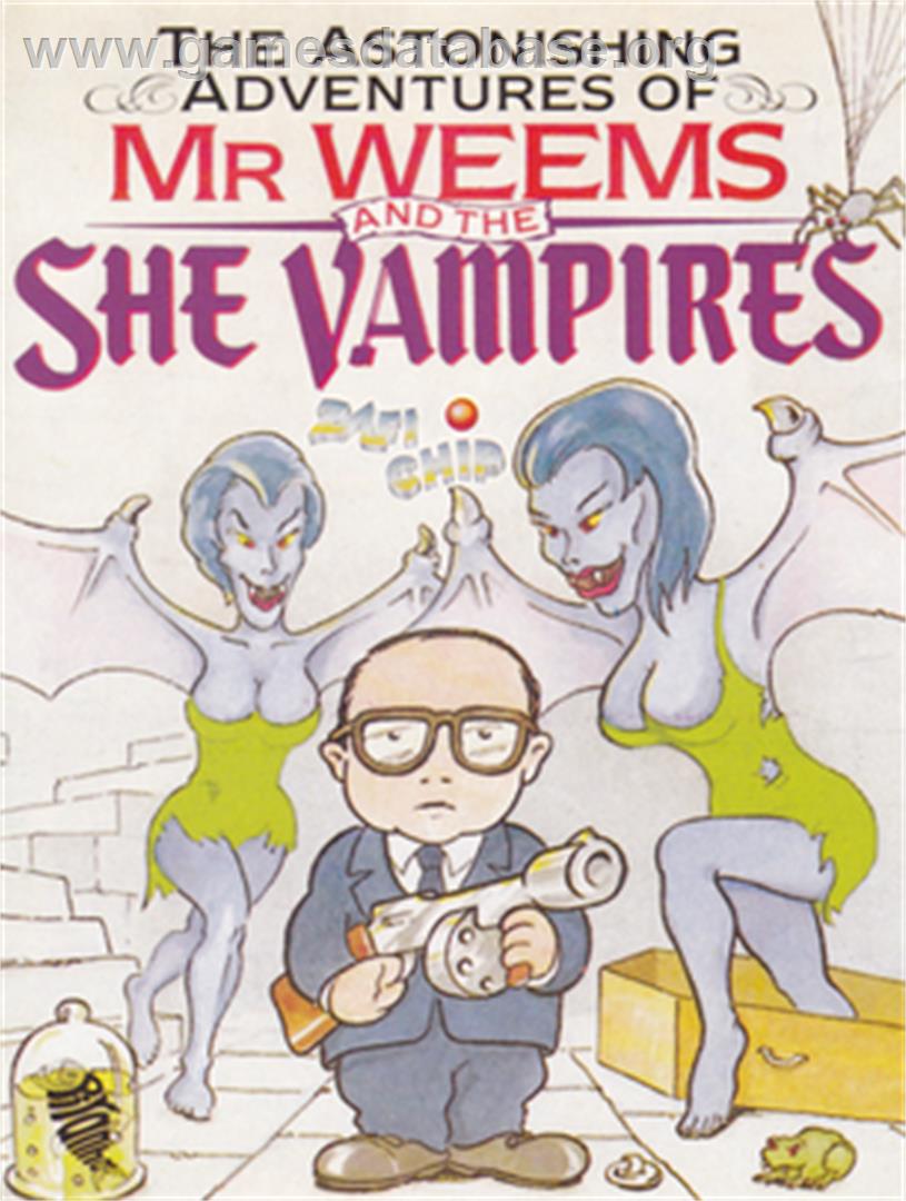 Astonishing Adventures of Mr. Weems and the She Vampires - Amstrad CPC - Artwork - Box