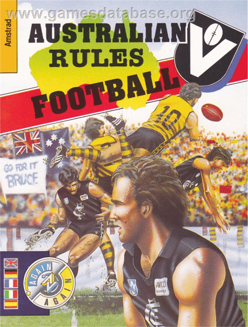 Australian Rules Football - Amstrad CPC - Artwork - Box