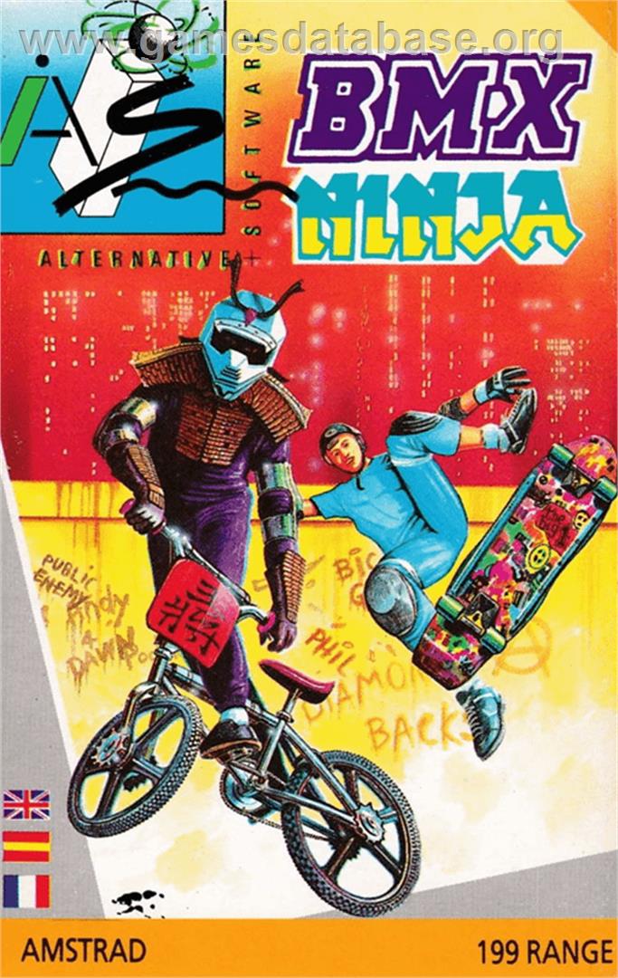 BMX Ninja - Amstrad CPC - Artwork - Box