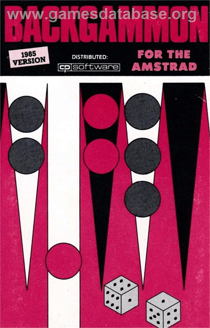 Backgammon - Amstrad CPC - Artwork - Box
