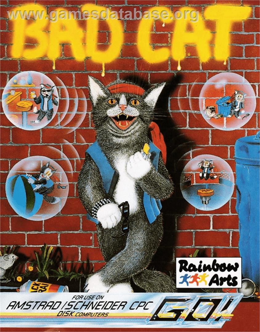 Bad Cat - Amstrad CPC - Artwork - Box