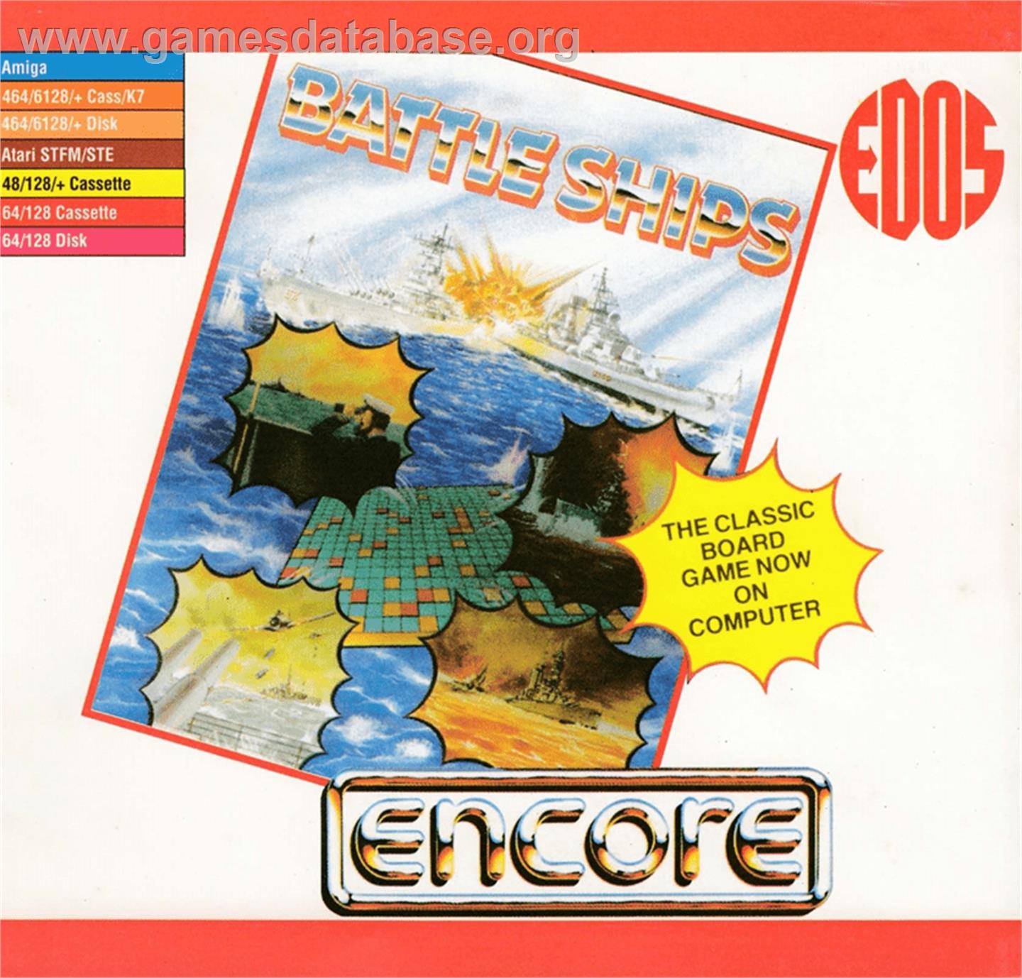 Battle Ships - Amstrad CPC - Artwork - Box
