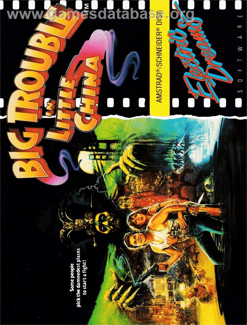 Big Trouble in Little China - Amstrad CPC - Artwork - Box