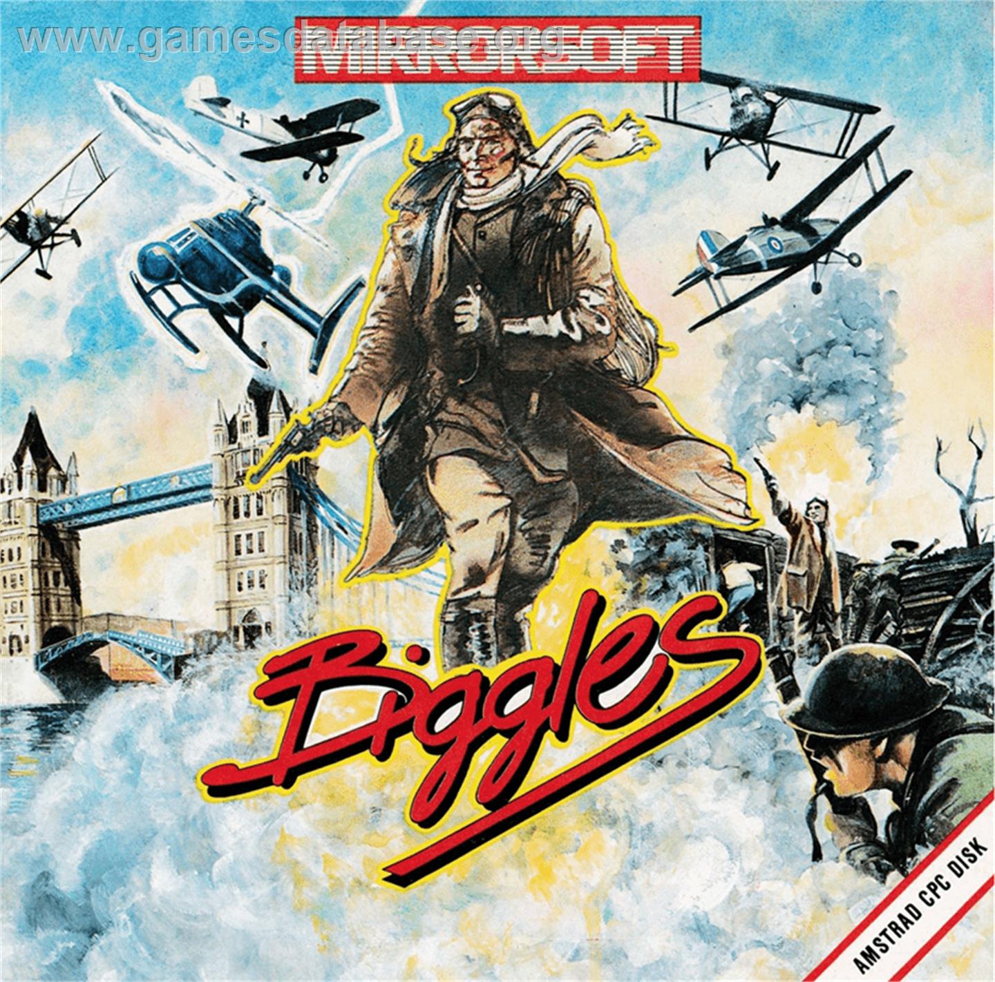 Biggles - Amstrad CPC - Artwork - Box
