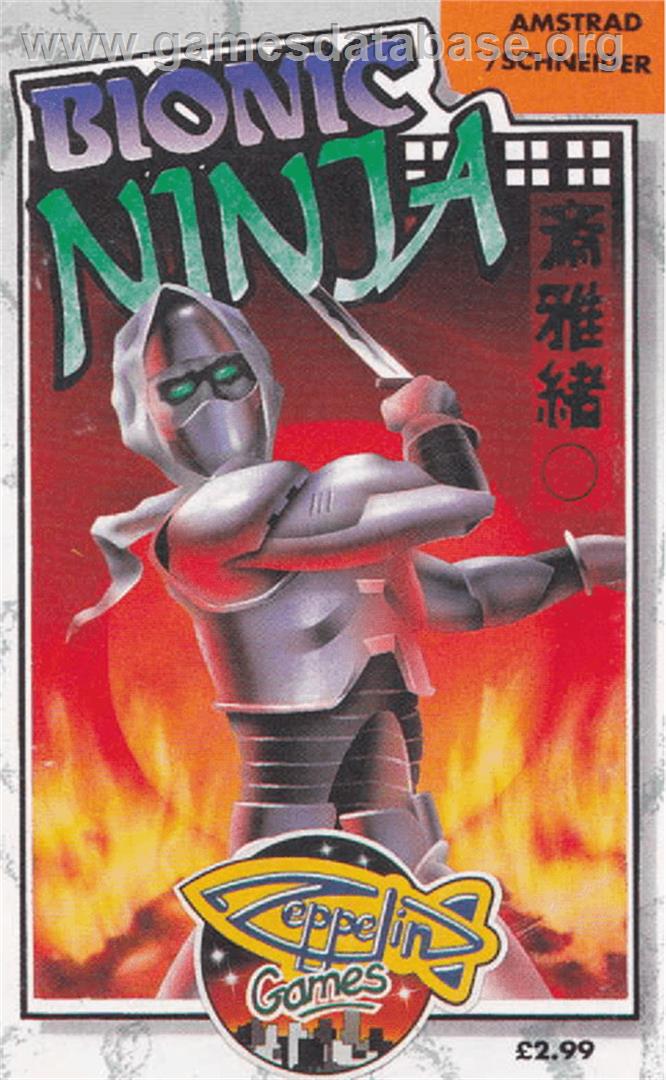 Bionic Ninja - Amstrad CPC - Artwork - Box