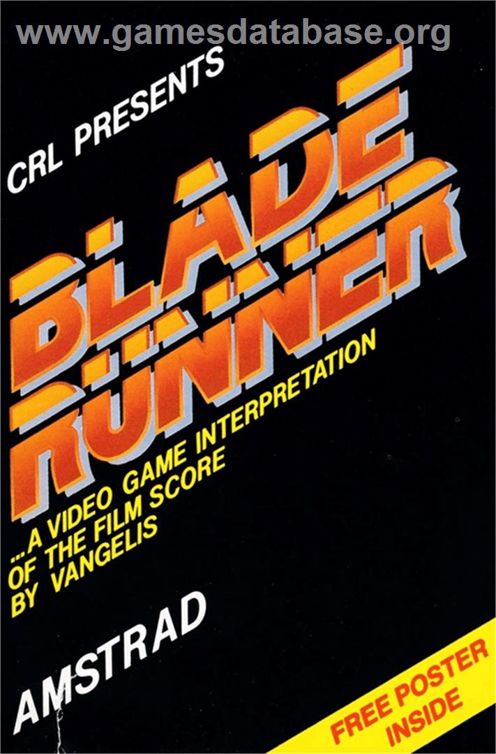 Blade Runner - Amstrad CPC - Artwork - Box
