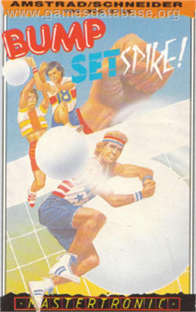 Bump, Set, Spike! - Amstrad CPC - Artwork - Box