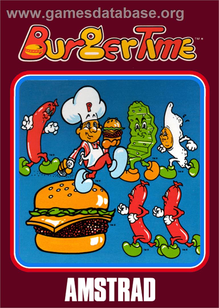 Burger Time - Amstrad CPC - Artwork - Box