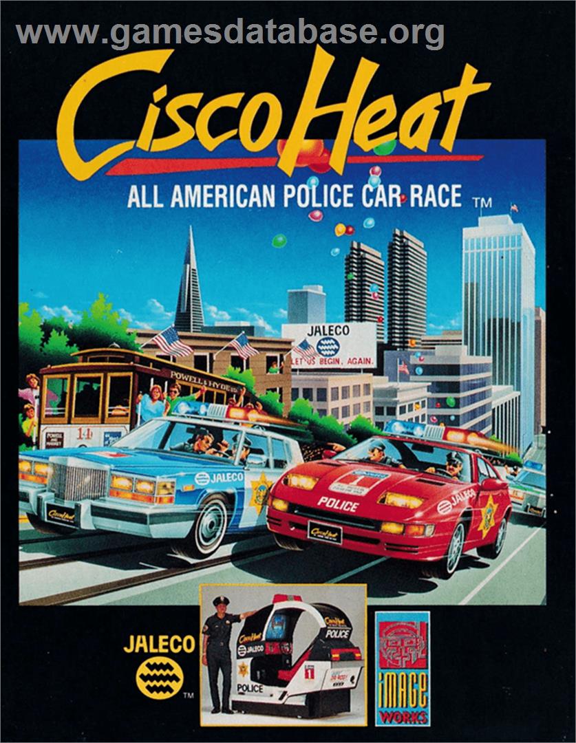 Cisco Heat: All American Police Car Race - Amstrad CPC - Artwork - Box