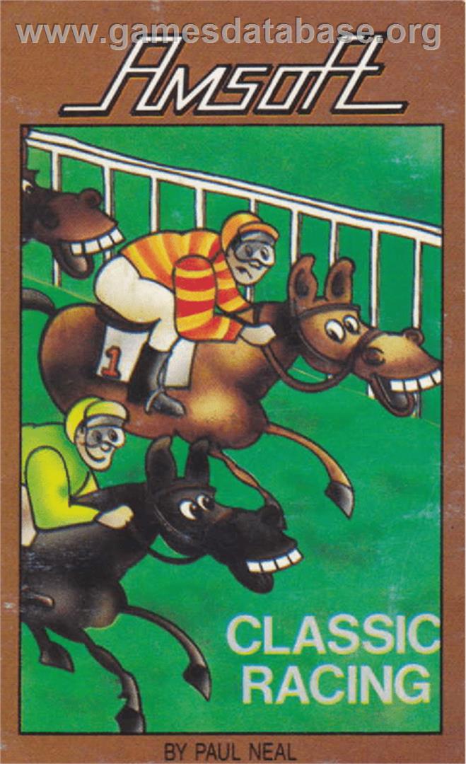 Classic Racing - Amstrad CPC - Artwork - Box