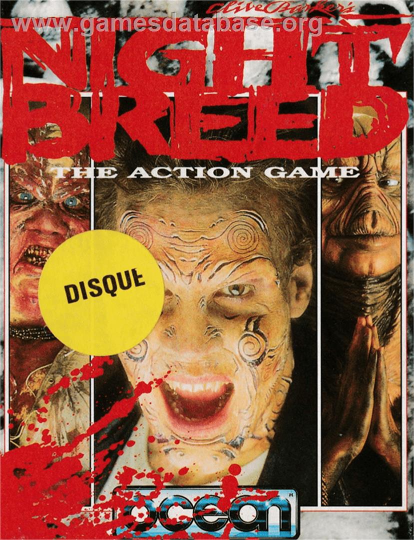 Clive Barker's Nightbreed:  The Action Game - Amstrad CPC - Artwork - Box