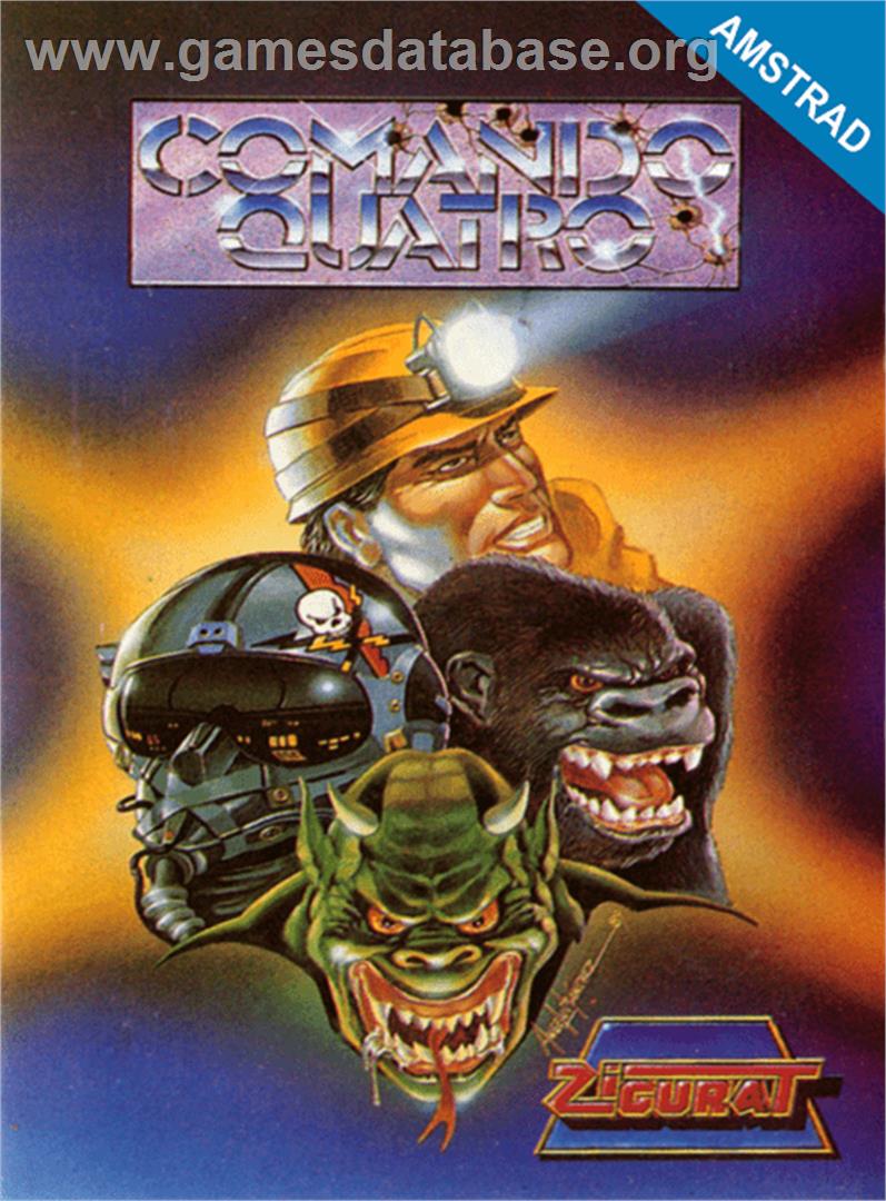 Comando Quatro - Amstrad CPC - Artwork - Box