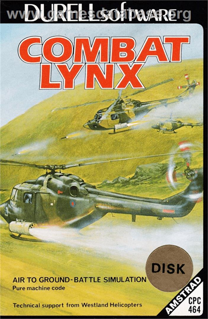 Combat Lynx - Amstrad CPC - Artwork - Box