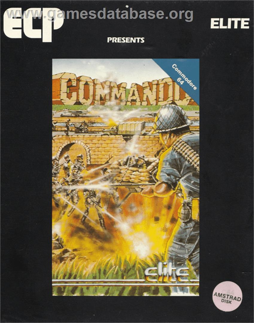 Commando - Amstrad CPC - Artwork - Box