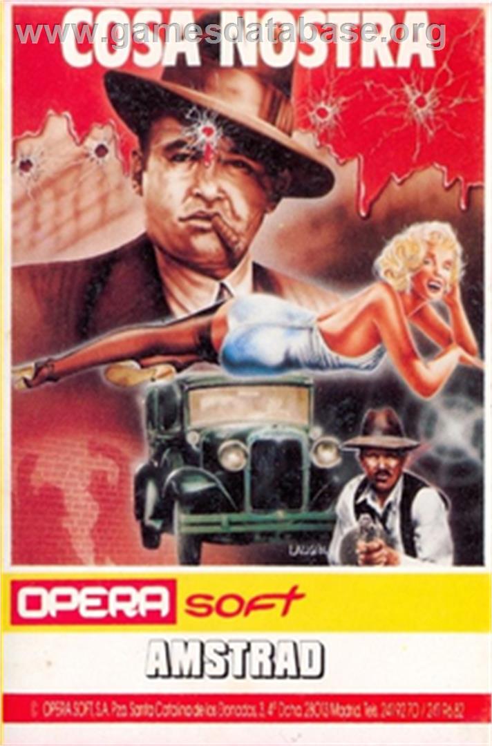 Cosa Nostra - Amstrad CPC - Artwork - Box