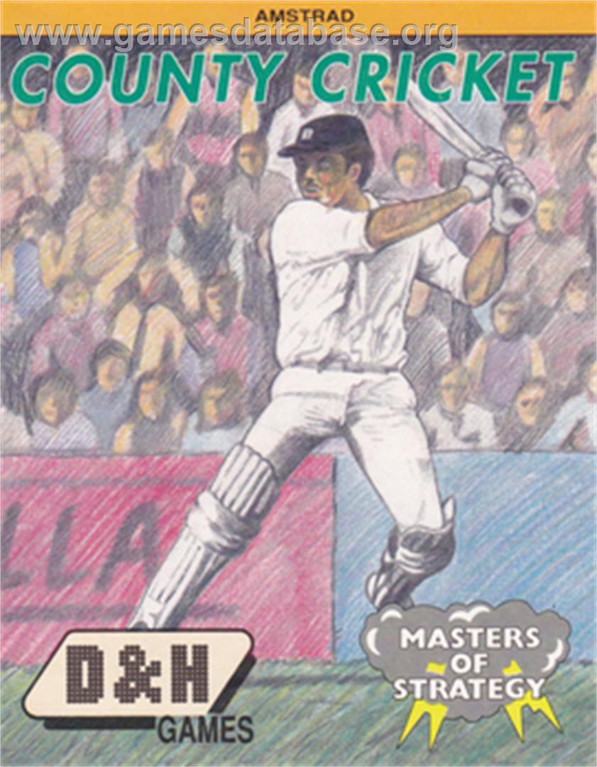 County Cricket - Amstrad CPC - Artwork - Box