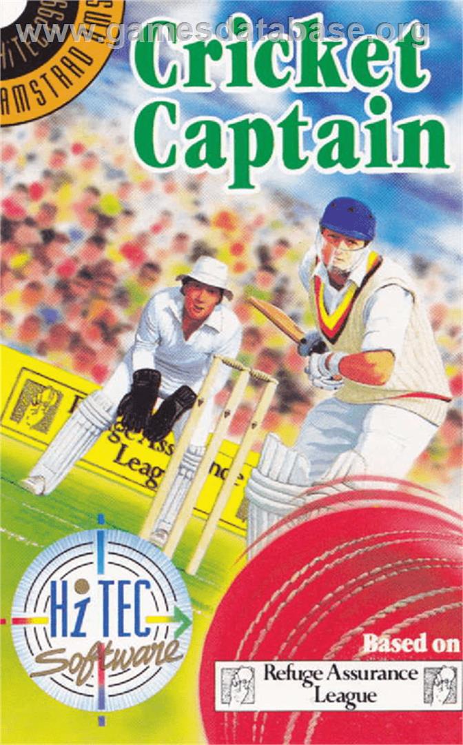 Cricket Captain (Hi-Tec) - Amstrad CPC - Artwork - Box