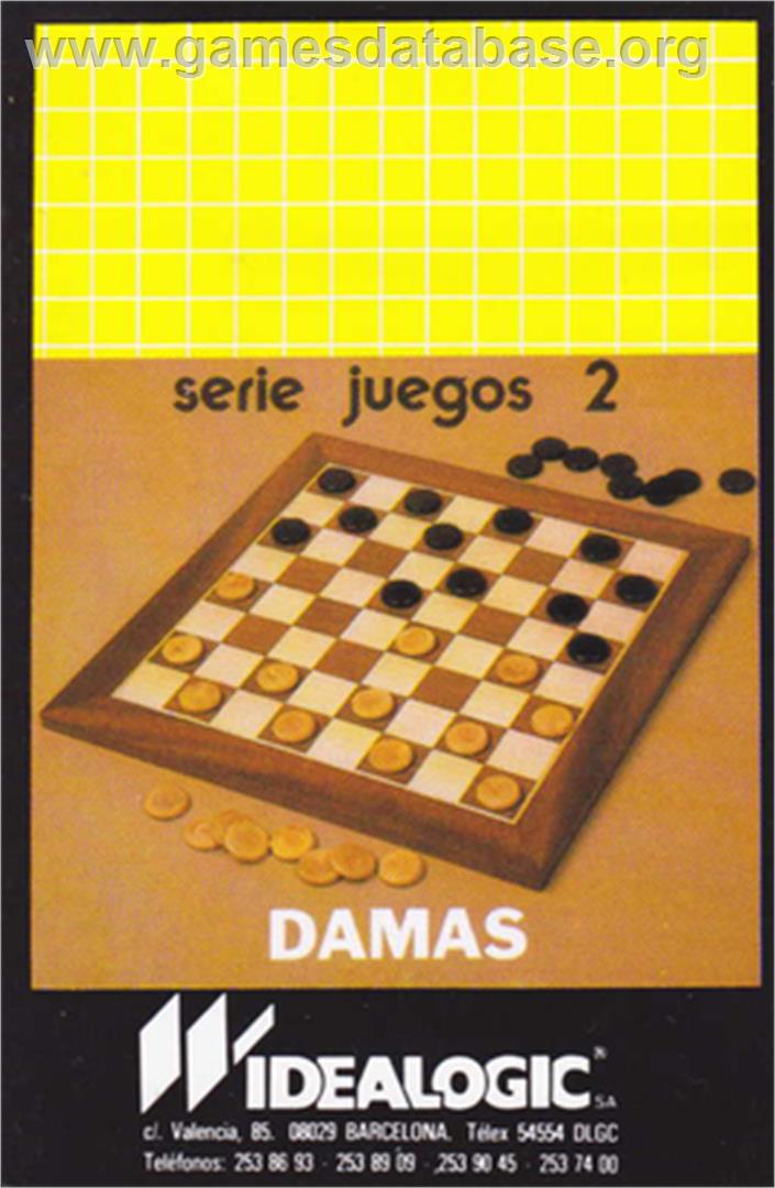 Damas - Amstrad CPC - Artwork - Box