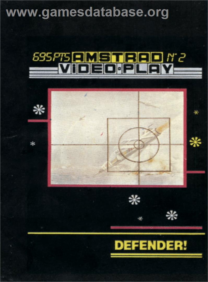 Defender - Amstrad CPC - Artwork - Box