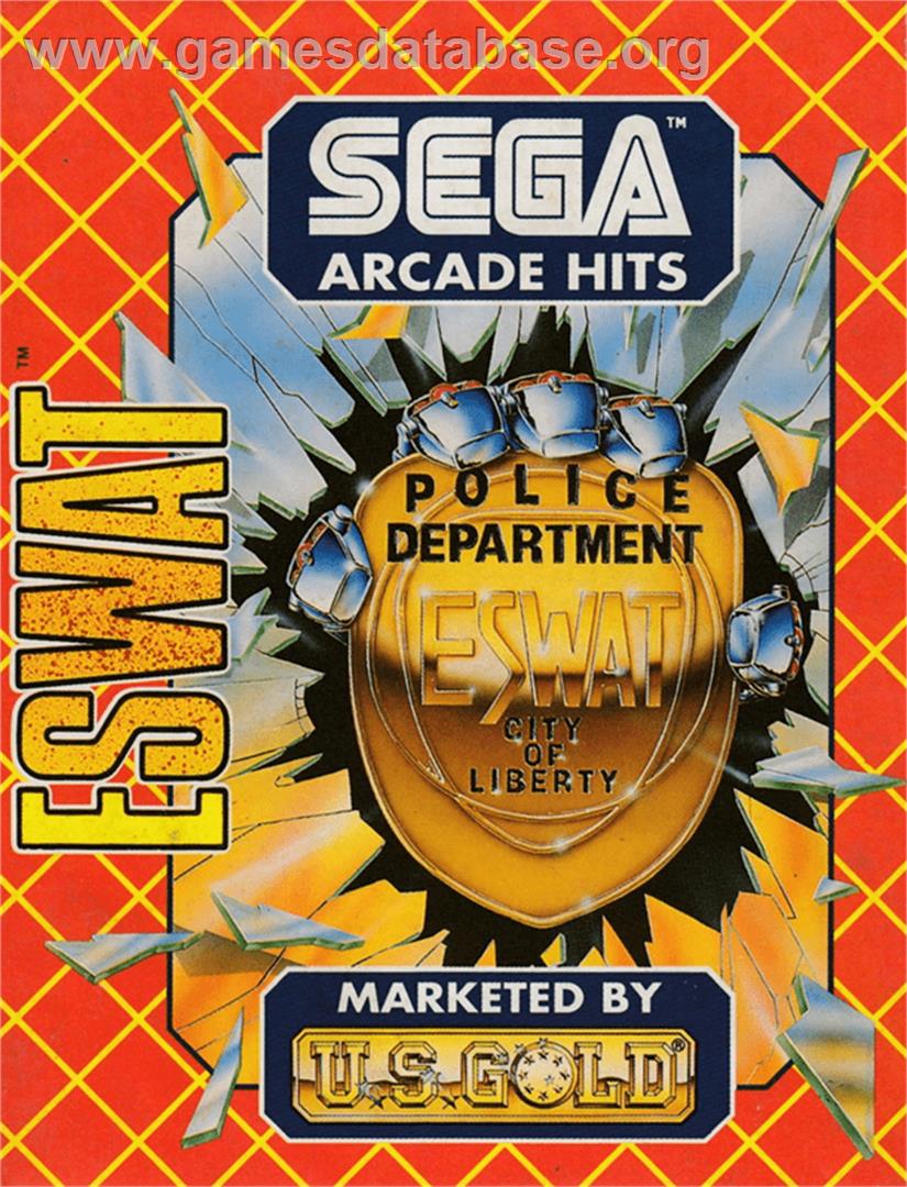 E-SWAT: Cyber Police - Amstrad CPC - Artwork - Box
