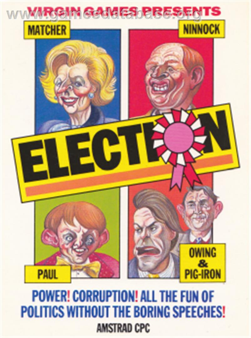 Election - Amstrad CPC - Artwork - Box