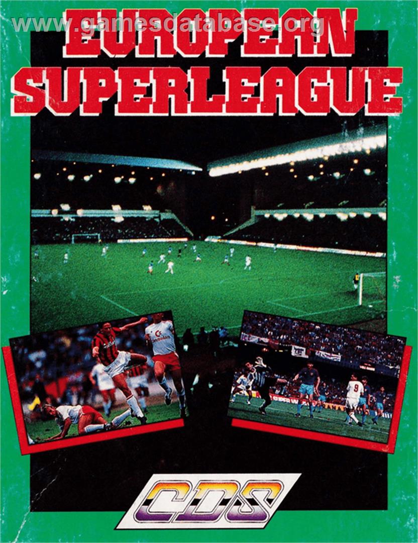 European Superleague - Amstrad CPC - Artwork - Box