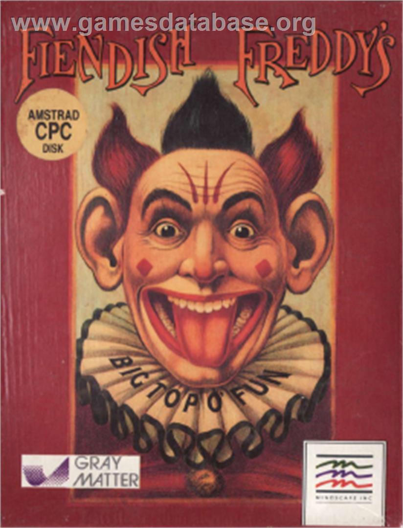 Fiendish Freddy's Big Top O' Fun - Amstrad CPC - Artwork - Box