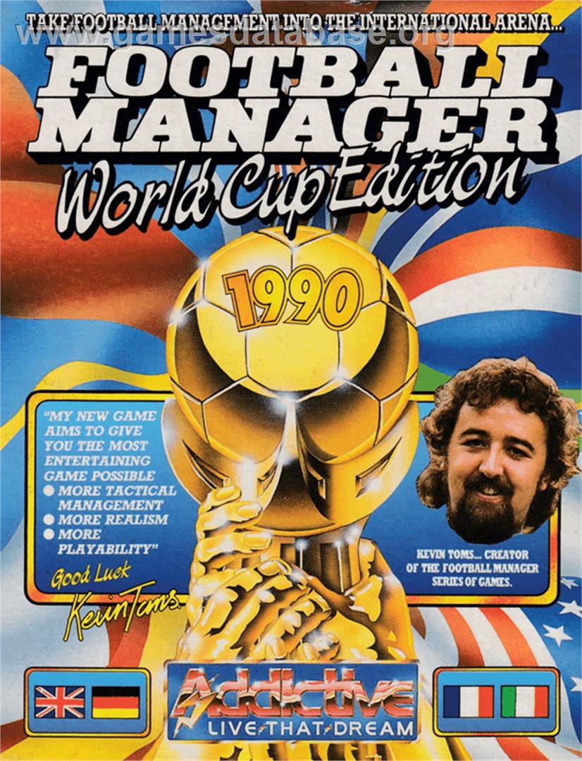 Football Manager - World Cup Edition - Amstrad CPC - Artwork - Box