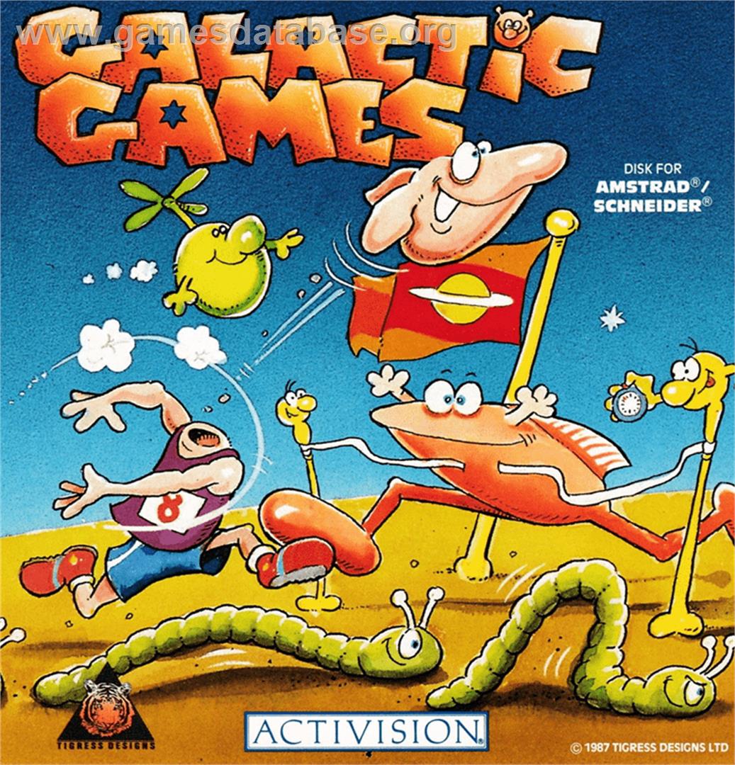 Galactic Games - Amstrad CPC - Artwork - Box