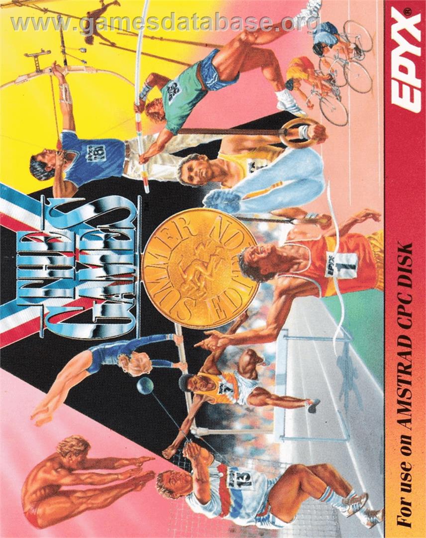 Games, The - Summer Edition - Amstrad CPC - Artwork - Box