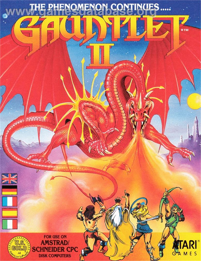 Gauntlet II - Amstrad CPC - Artwork - Box