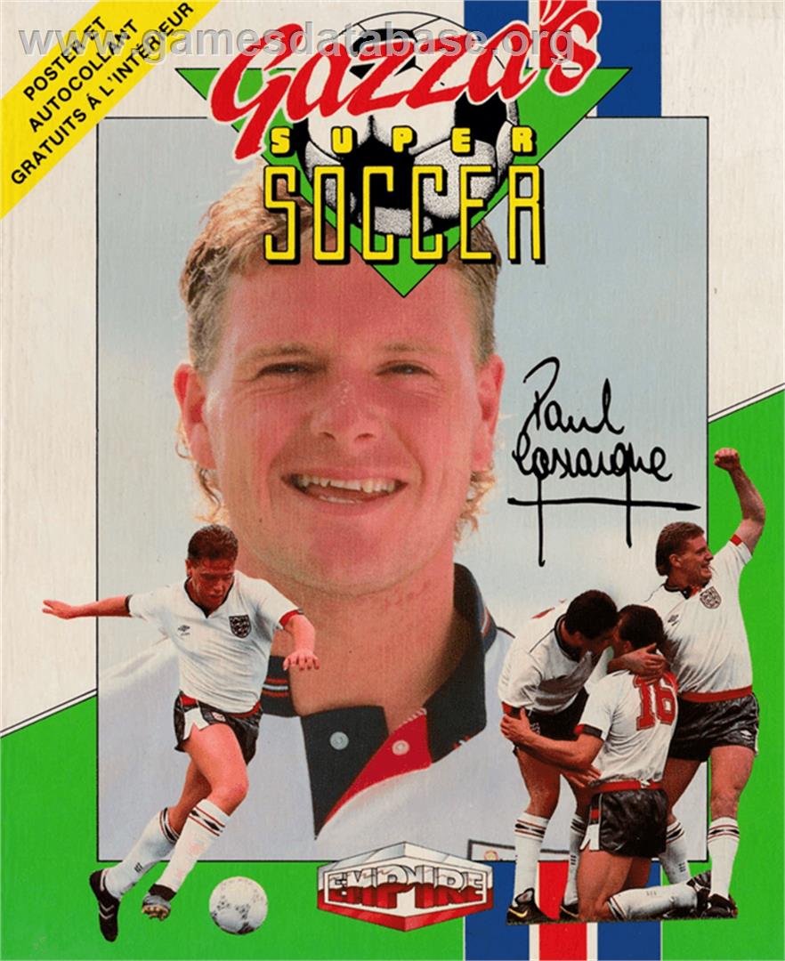 Gazza's Super Soccer - Amstrad CPC - Artwork - Box