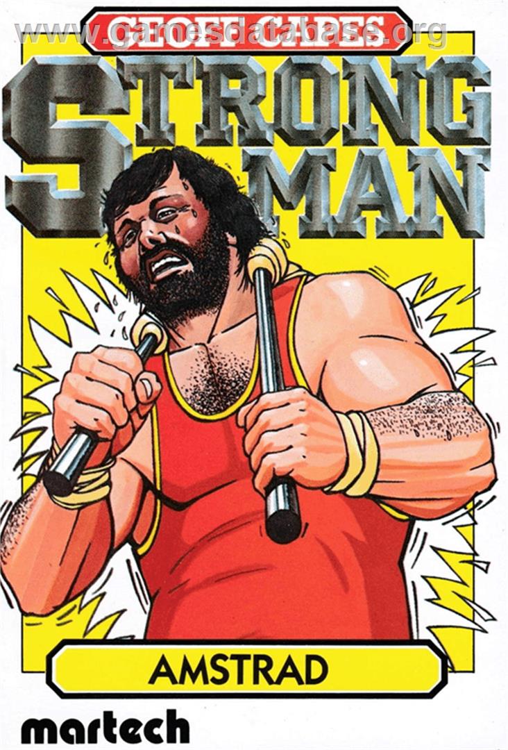 Geoff Capes Strongman - Amstrad CPC - Artwork - Box