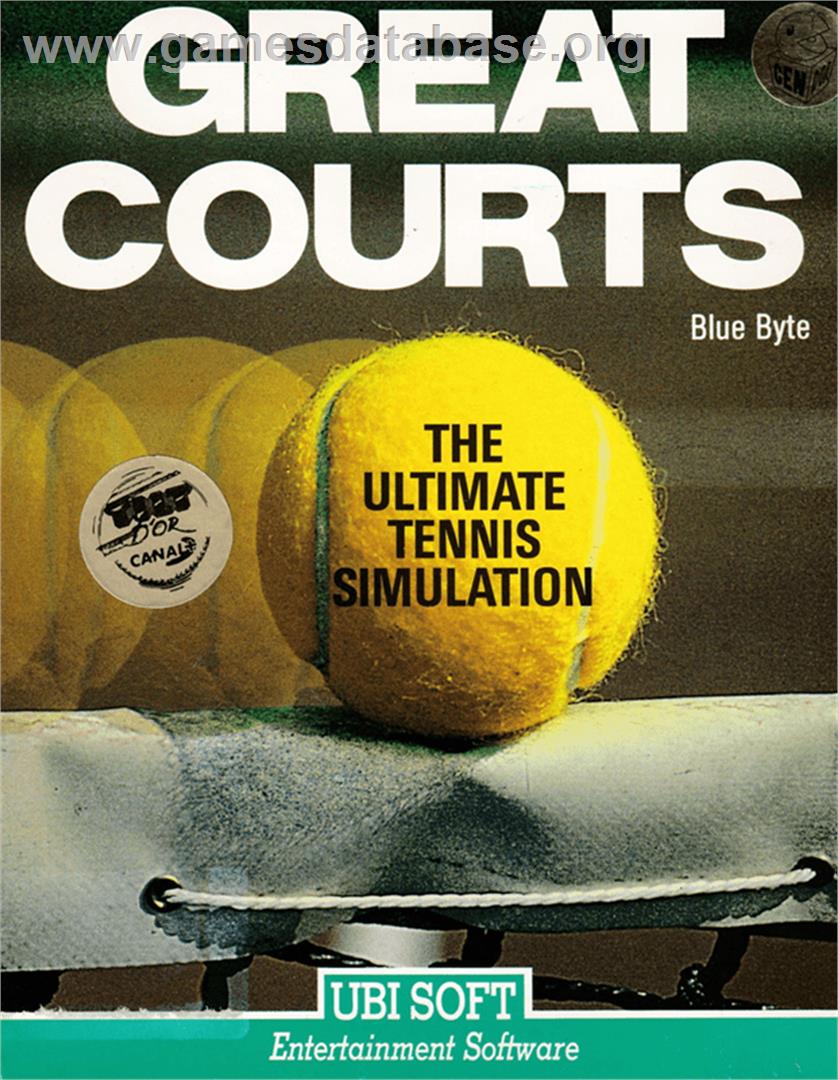 Great Courts - Amstrad CPC - Artwork - Box