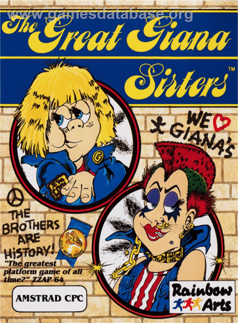 Great Giana Sisters, The - Amstrad CPC - Artwork - Box