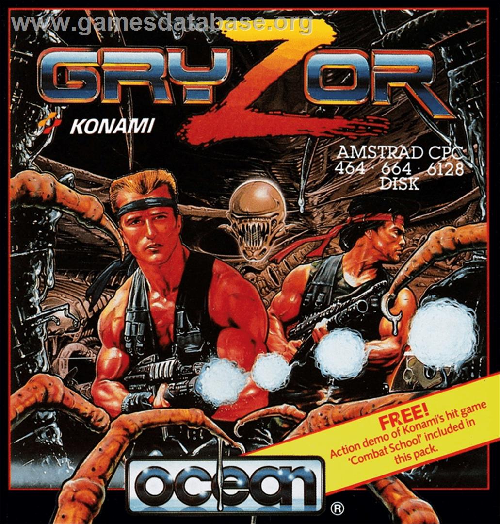 Gryzor - Amstrad CPC - Artwork - Box